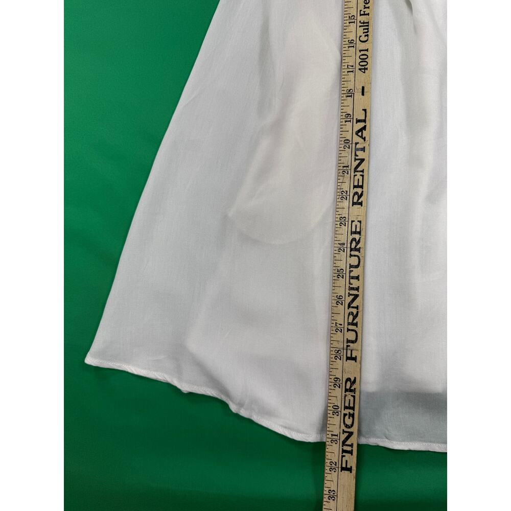NWT Elan Women's White Halter Self-tie Neck Open Back S Dress Sz M pockets - Picture 10 of 11